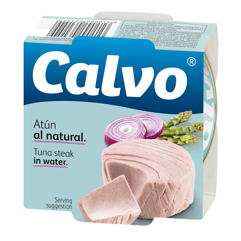 Ton in Sos Natur Bucati Calvo 160 g