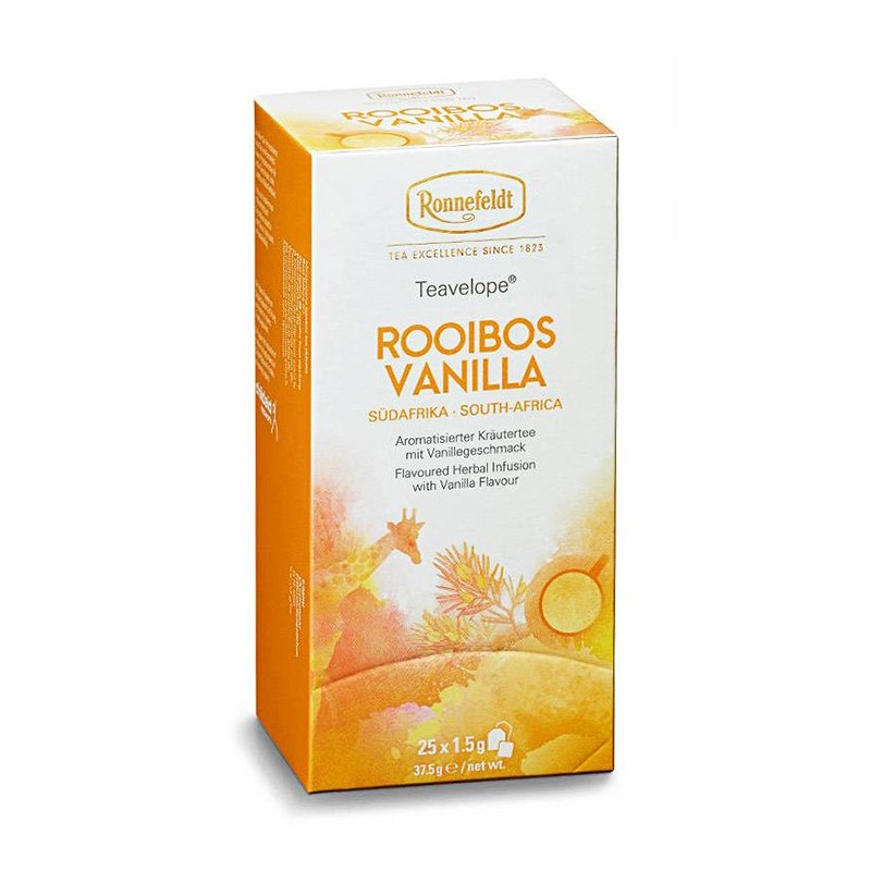 Ceai Plante Ronnefeldt Teavelope Rooibos Vanilla, 25 Plicuri