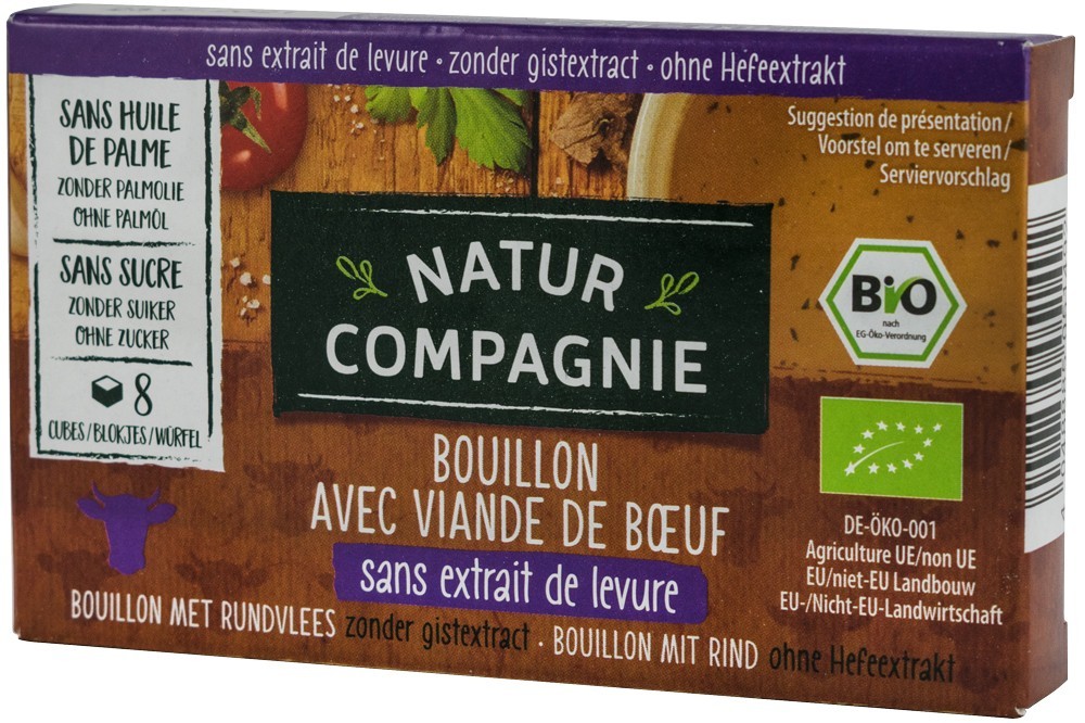 Supa Bio cu Carne de Vita, 80 g Natur Compagnie