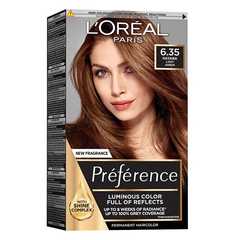 Vopsea de Par Permanenta Loreal Paris Preference 6.35 Havane, 174 ml