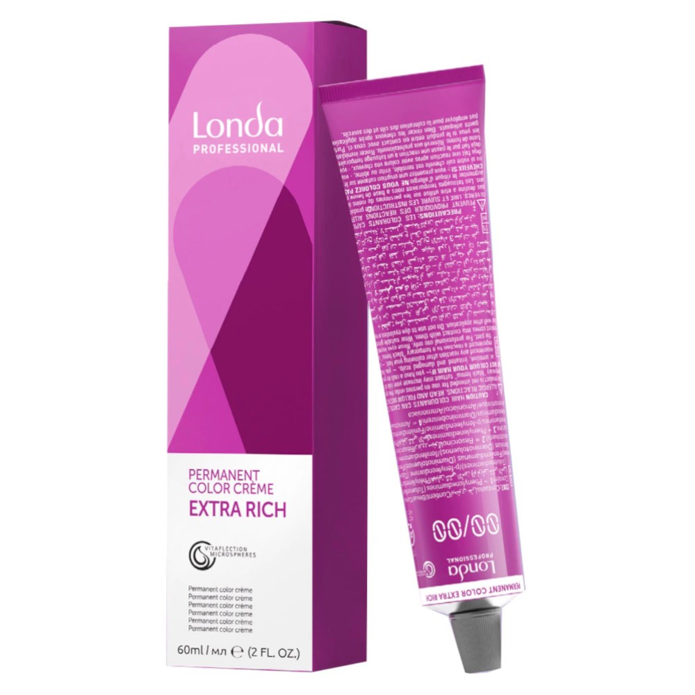 Vopsea de Par Permanenta Londa Professional Extra Rich, 12/16 Blond Special Cenusiu Violet, 60 ml