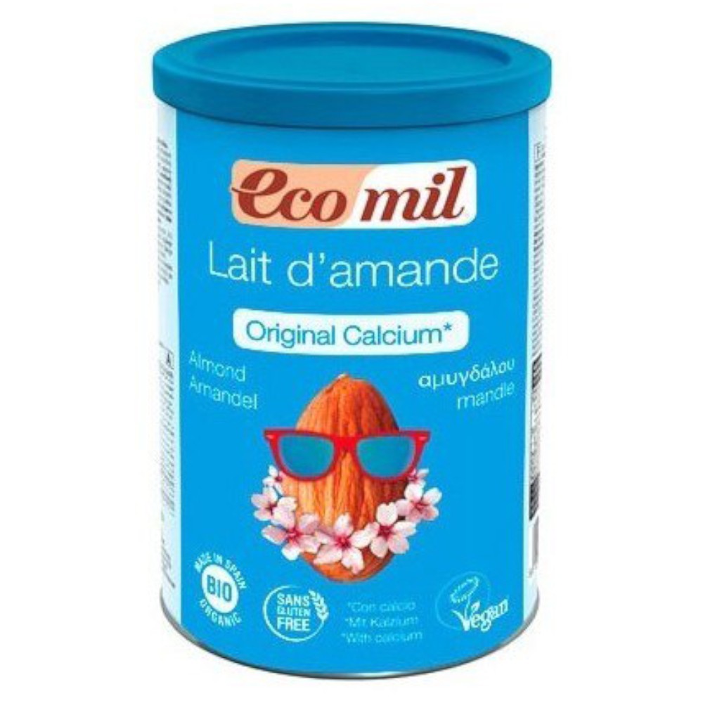 Pudra Bio Instant pentru Bautura de Migdale Original cu Calciu Ecomil, 400 g