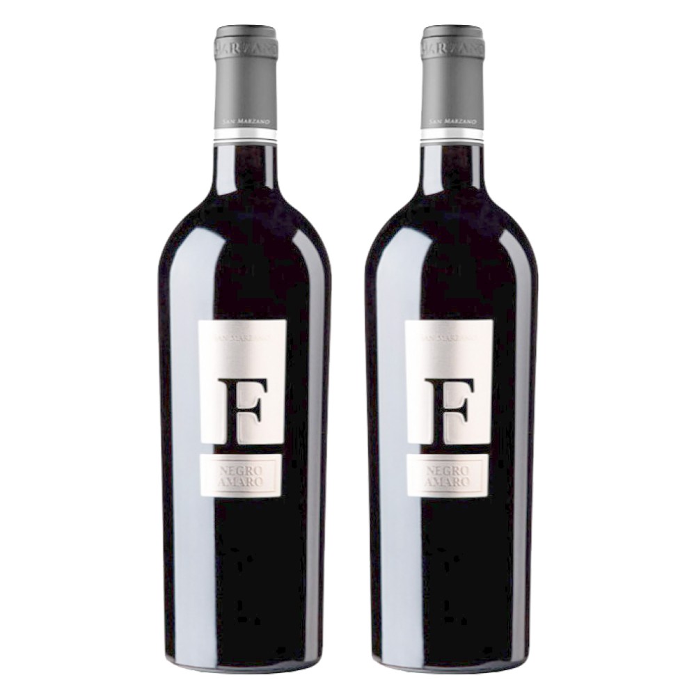 Set 2 Sticle Vin San Marzano F Negroamaro IGP, 14.5% Alcool, Rosu, Sec, 0.75 l