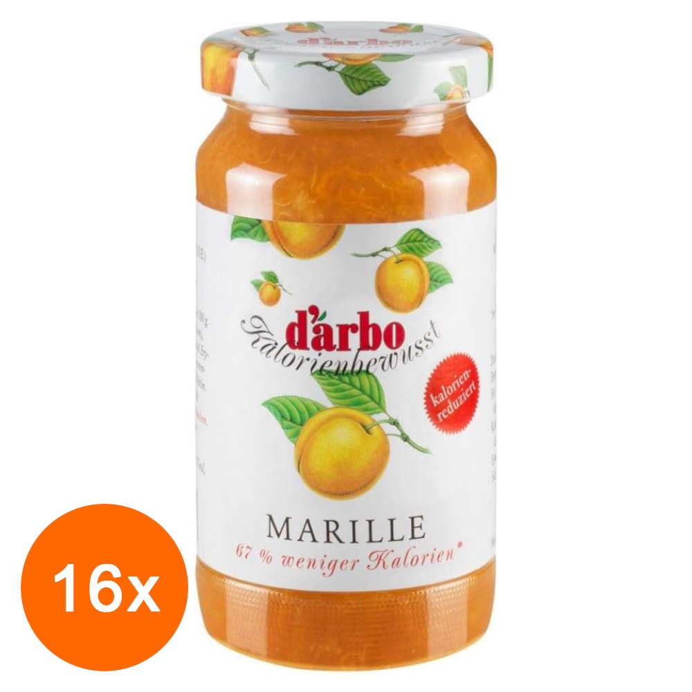 Set Gem de Caise Darbo Low Calorie, 16 Borcane x 220 g