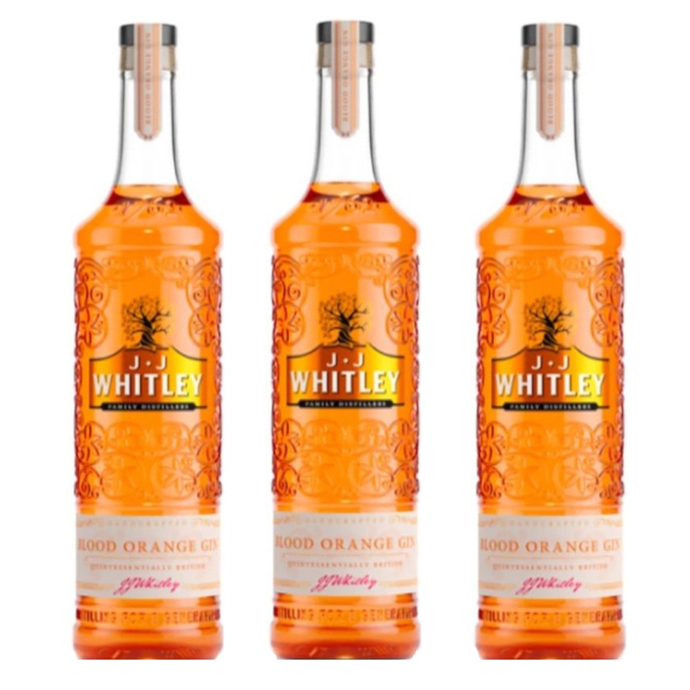Set Gin Blood Orange Jj Whitley 38.6% Alcool, 3 Sticle x 0.7 l