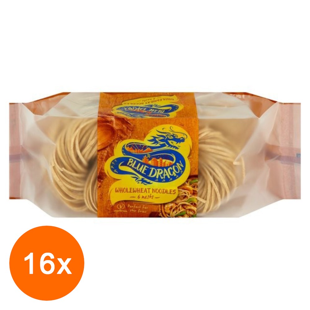 Set 16 x Noodles Taitei, Blue Dragon, 300 g