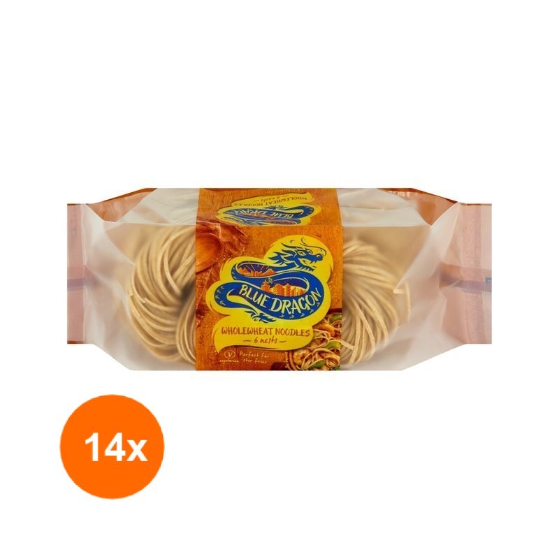 Set 14 x Noodles Taitei, Blue Dragon, 300 g