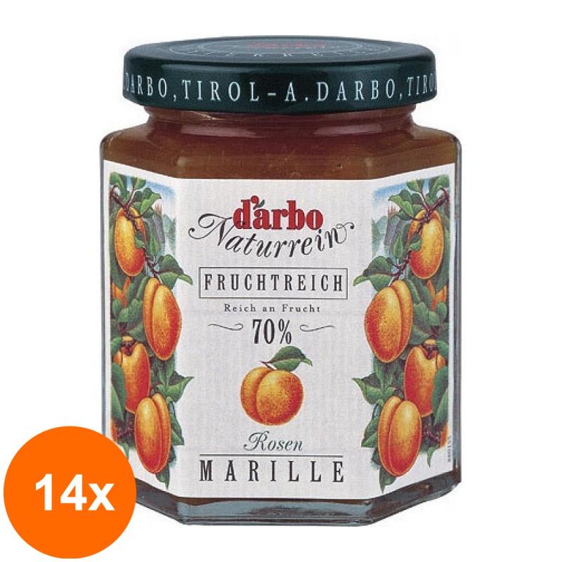 Set 14 x Gem de Caise cu 70% Fruct Darbo 200 g