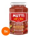 Set 5 x Sos pentru Paste cu Legume Mutti, Gratinate, 400 g