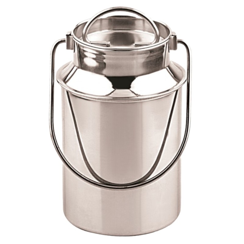 Oala din Inox pentru Lapte cu Capac si Maner, 1.7 l, Grunberg