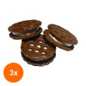 Set 3 x Biscuiti cu Cacao si Crema de Nuca de Cocos, Primart 900 g