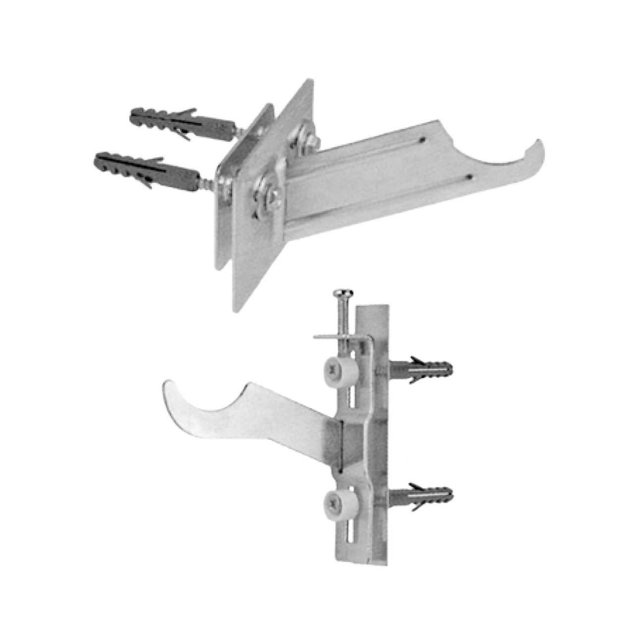 Suport Triunghiular Reglabil 95 pt.Calorifer Aluminiu