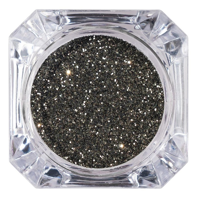 Sclipici Glitter Unghii Pulbere Luxorise, Caviar 06