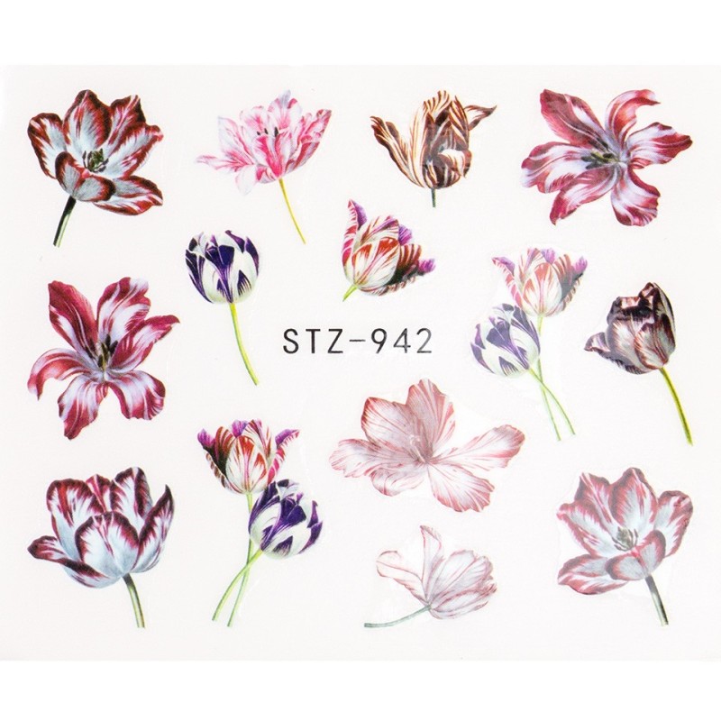 Tatuaj Unghii Luxorise Flower Alert, Stz-942