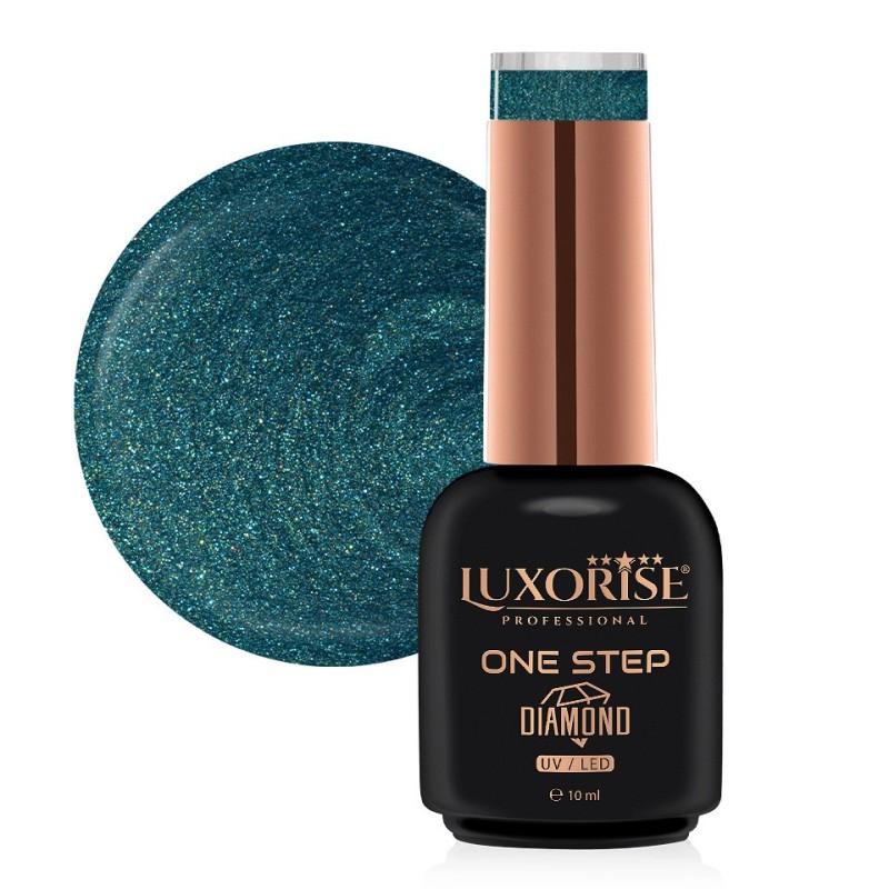 Oja Semipermanenta One Step, Diamond Space Green 10 ml, Luxorise