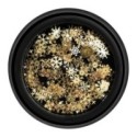 Strasuri Unghii Luxorise, Gold Snowflakes