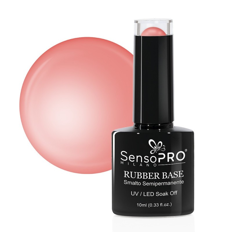 Rubber Base Gel SensoPRO Milano 10 ml, 47 Heaven Peach