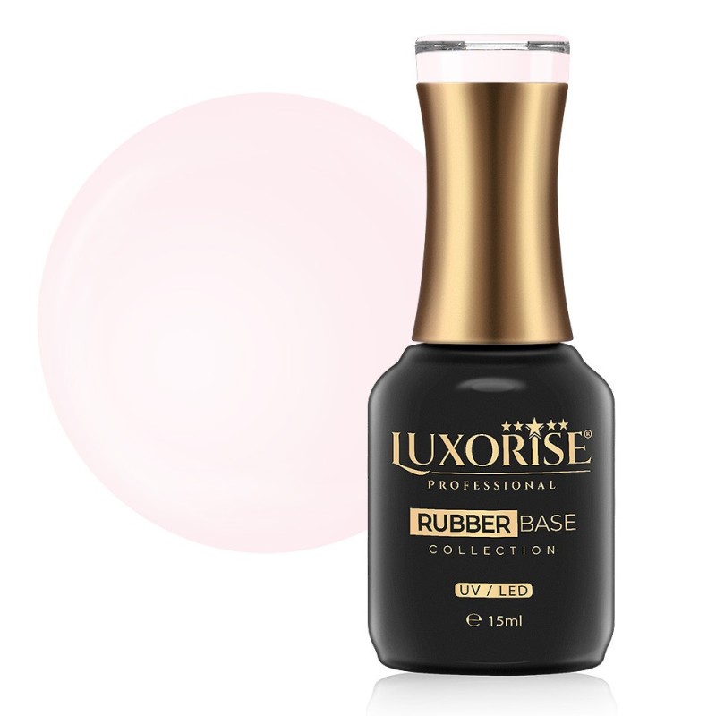 Rubber Base Luxorise Crystal Collection, Light Taupe 15 ml