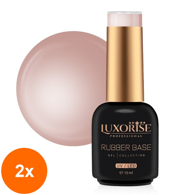 Set 2 x Rubber Base Luxorise, Cinnamon Chocolate 10 ml