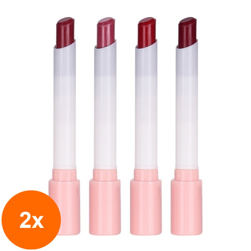 Set 2 x 4 Rujuri Mate Handaiyan Little Smoke Lipstick, 02