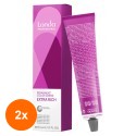 Set 2 x Vopsea de Par Permanenta Londa Professional Extra Rich, 8/73 Blond Deschis Maroniu Auriu, 60 ml