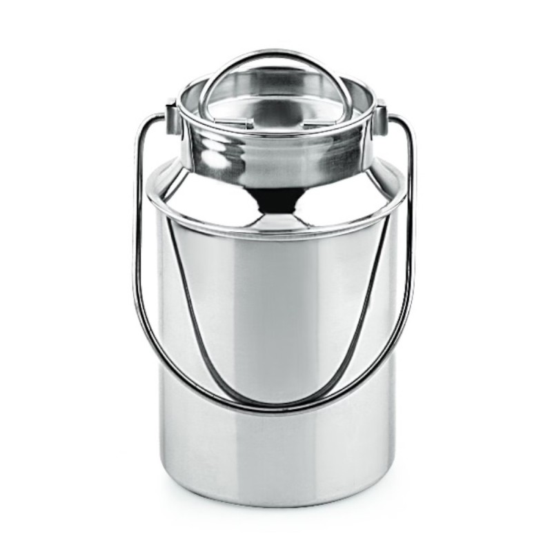 Oala din Inox pentru Lapte cu Capac si Maner, 3 l, Grunberg