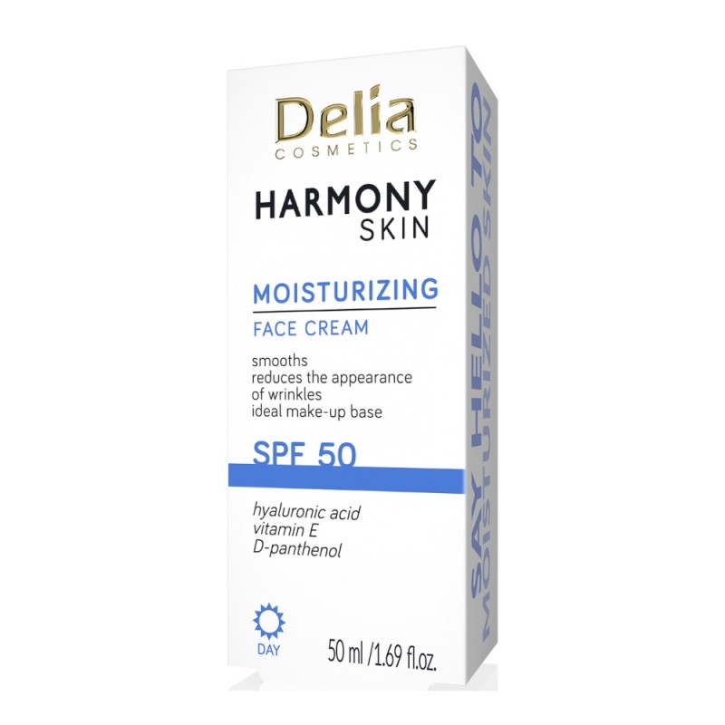 Crema de Fata Hidratanta Delia Harmony, SPF 50, 50 ml