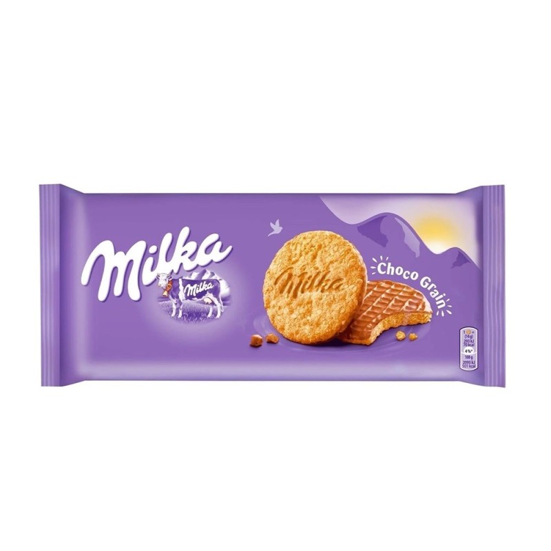 Biscuiti cu Ciocolata, Milka Choco Grains, 126 g