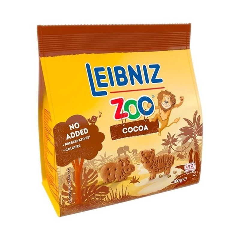 Biscuiti Zoo cu Cacao, Leibniz Zoo, Bahlsen, 100 g