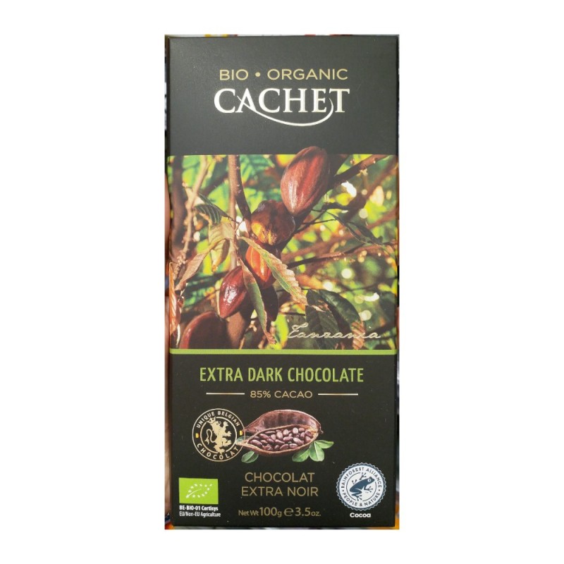 Ciocolata Amaruie Bio, Cachet, 85% Cacao, 100 g