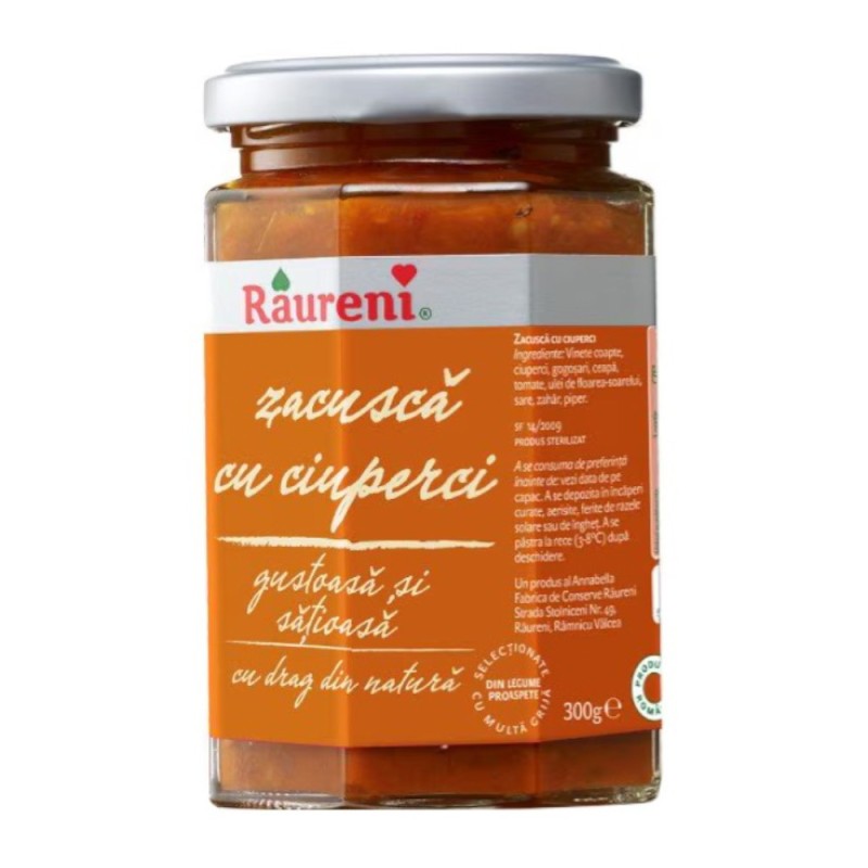 Zacusca de Ciuperci, Raureni, 300 g