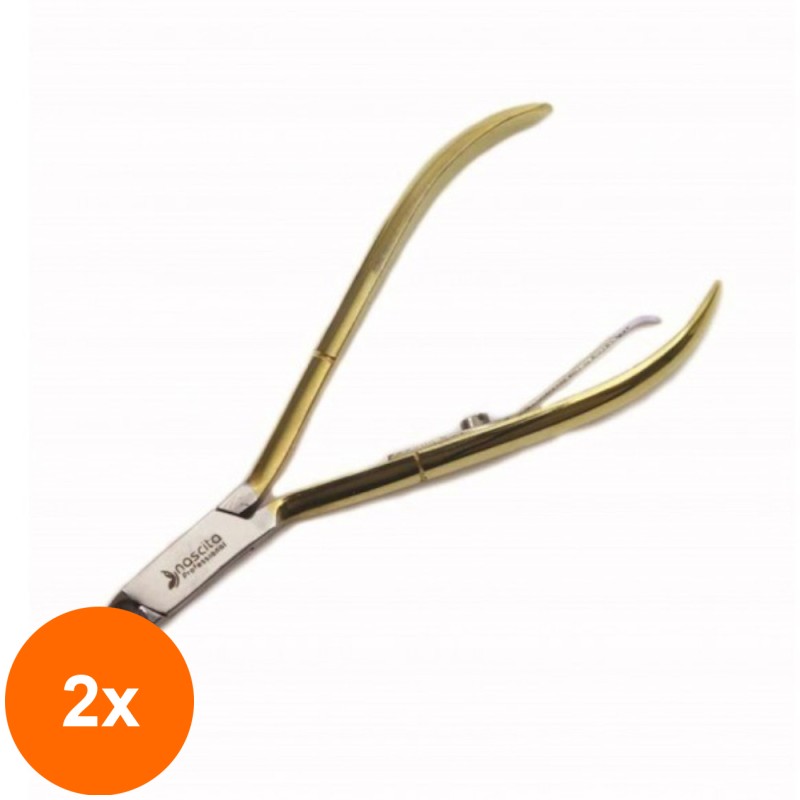 Set 2 x Cleste pentru Cuticule Nascita Professional, 5 mm