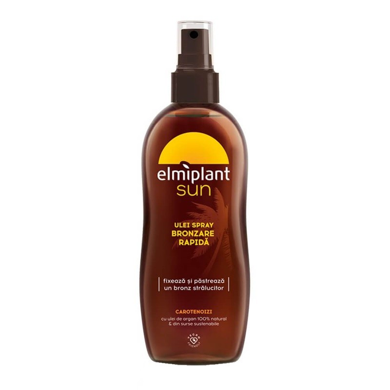 Ulei Spray pentru Bronzare Accelerata Elmiplant Sun Unisex, SPF 0, 150 ml