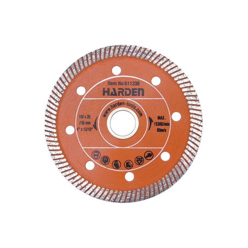 Disc Diamantat pentru Marmura, 100 mm, Prindere 20 mm, Harden