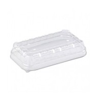 Capac din Plastic pentru Caserole 1000 g, 194 x 118 x 38 mm, 800 Bucati