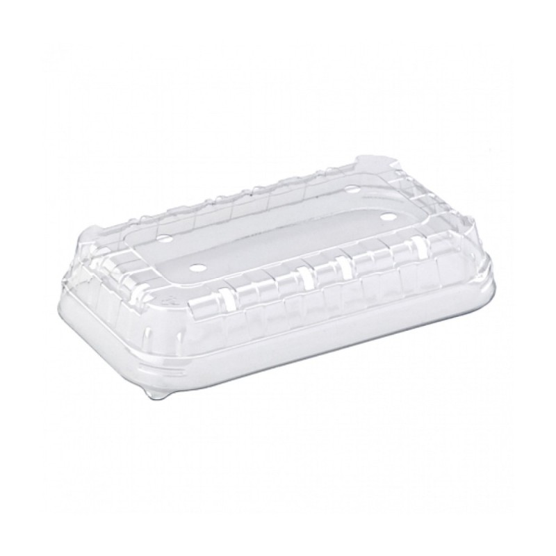 Capac din Plastic pentru Caserole 1000 g, 194 x 118 x 38 mm, 800 Bucati