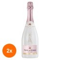 Set 2 x Vin Spumant Rose, Demisec, Veuve Du Vernay Ice, 0.75 l