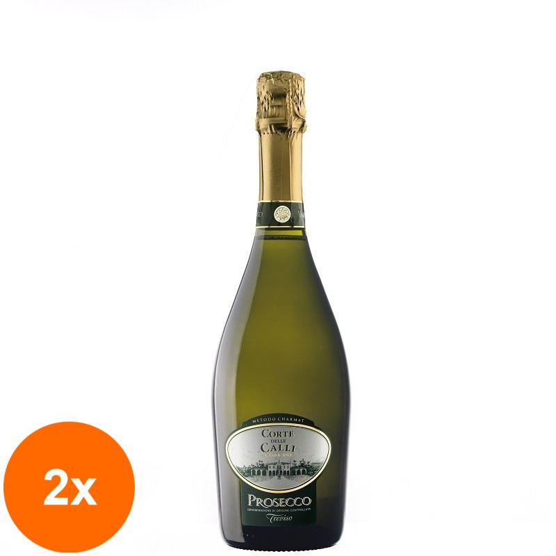 Set 2 x Prosecco Alb Corte Delle Calli, DOC, 0.75 l