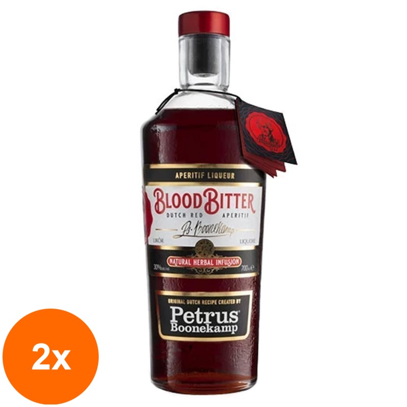 Set 2 x Blood Bitter Petrus Boonekamp, 30% Alcool, 0.7 l