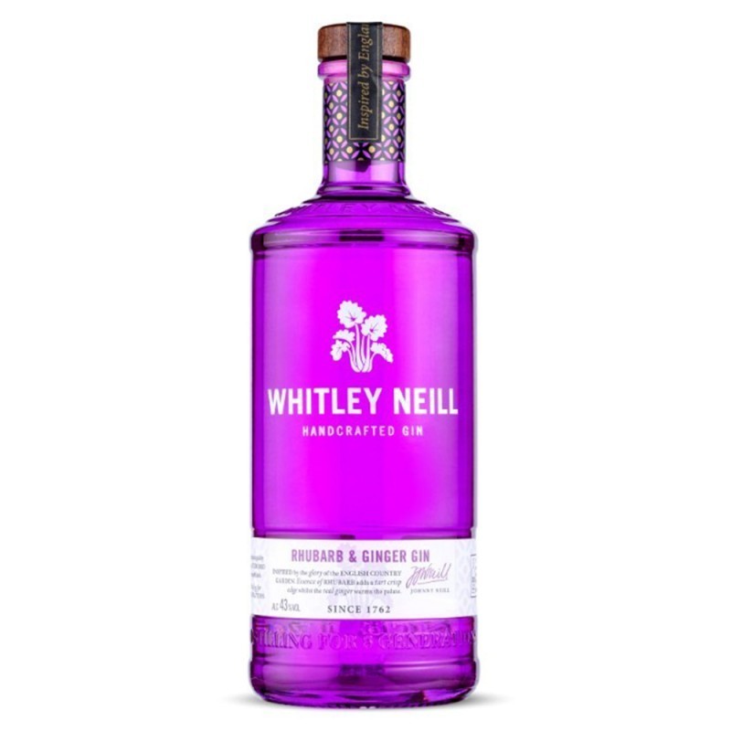 Gin Rubarba si Ghimbir, Rhubarb & Ginger Whitley Neill, 43% Alcool, 0.7l