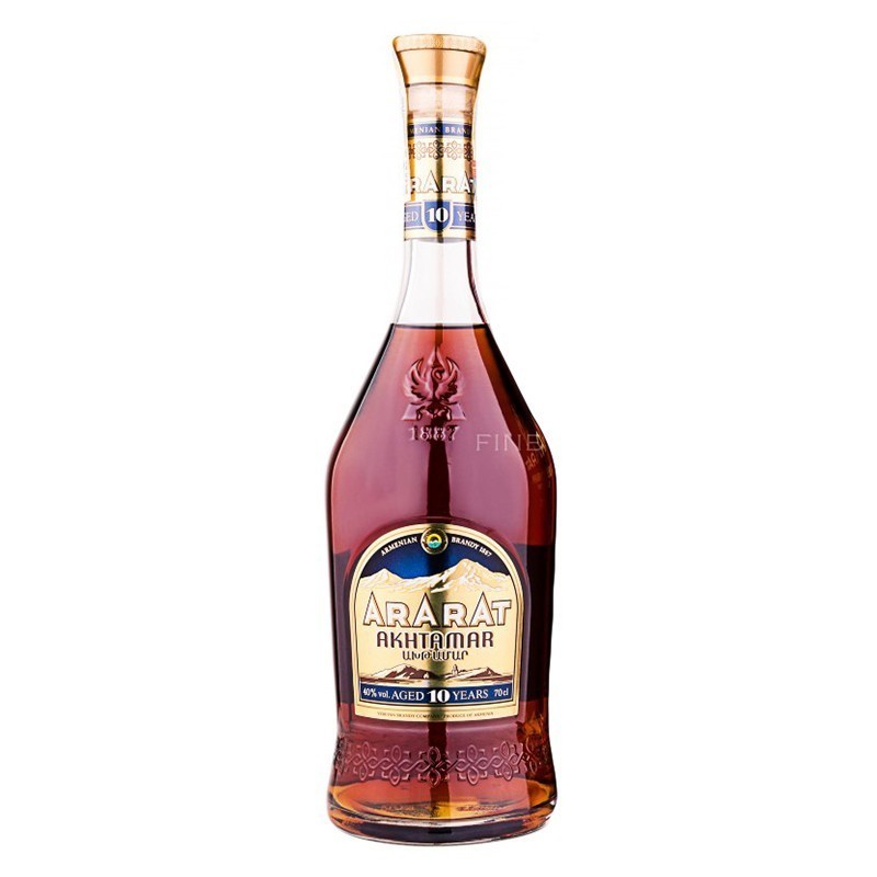 Brandy Ararat Akht 10 Ani, 40% Alcool, 0.7l