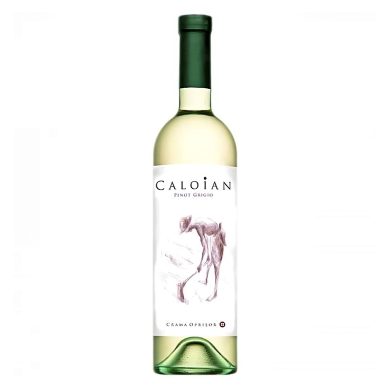 Vin Caloian Pinot Grigio Oprisor, Alb Sec, 0.75 l