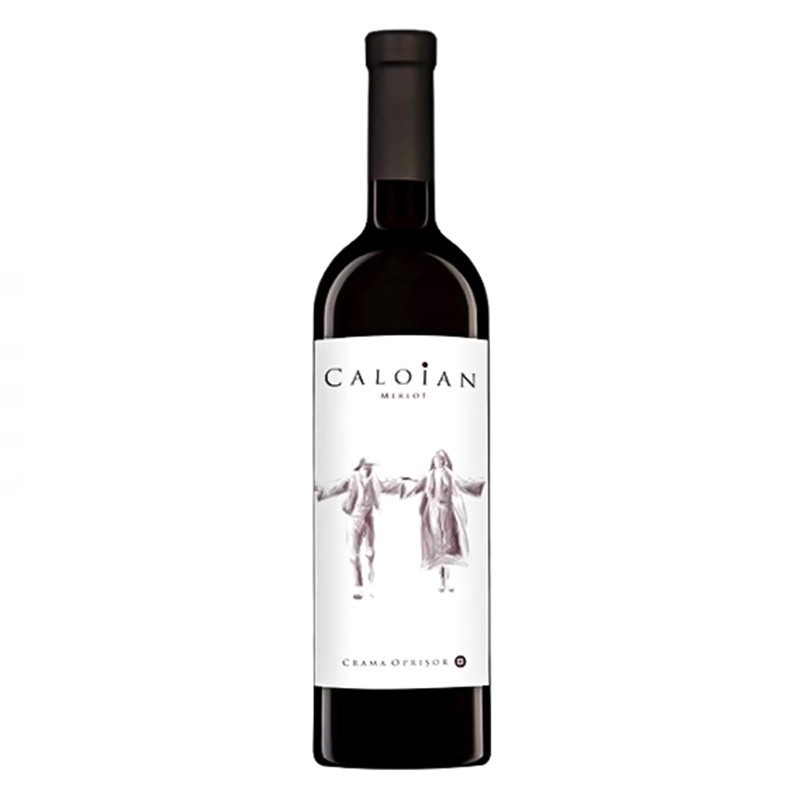 Vin Caloian Crama Oprisor Merlot, Rosu Sec, 0.75 l