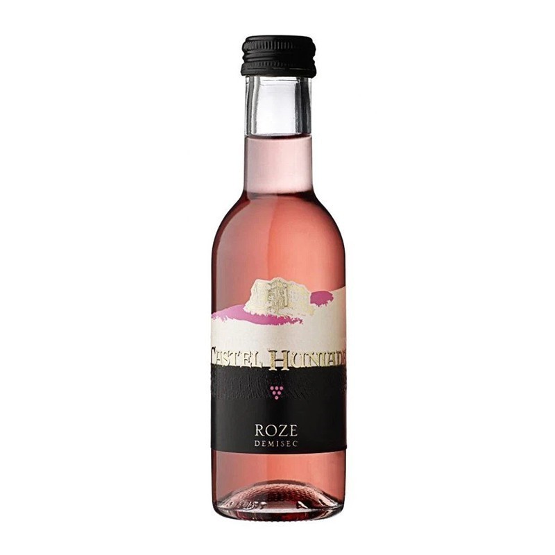 Vin Castel Huniade Cramele Recas, Rose Demisec, 187 ml