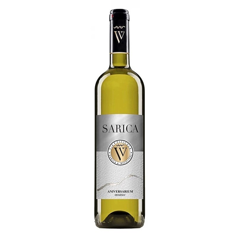 Vin Alb Sarica Aniversarium, Demisec, 0.75 l