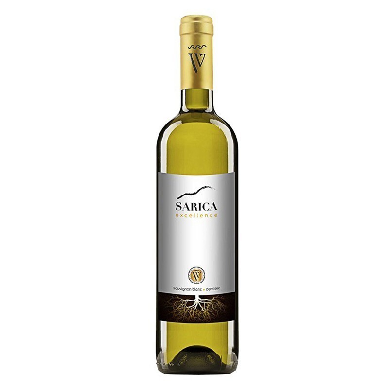 Vin Sarica Excellence Sauvignon Blanc, Alb Demisec, 0.75 l