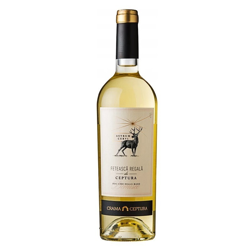 Vin Astrum Cervi Ceptura Feteasca Regala, Alb Demisec, 0.75 l