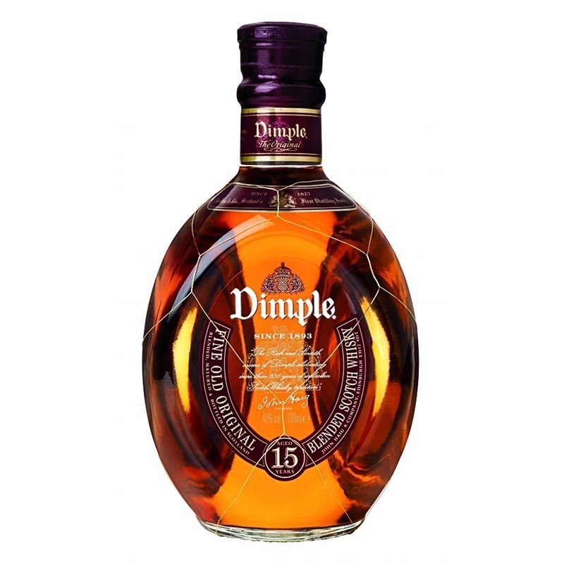 Whisky Dimple Deluxe Scotch 15 Ani, 40% Alcool, 0.7 l