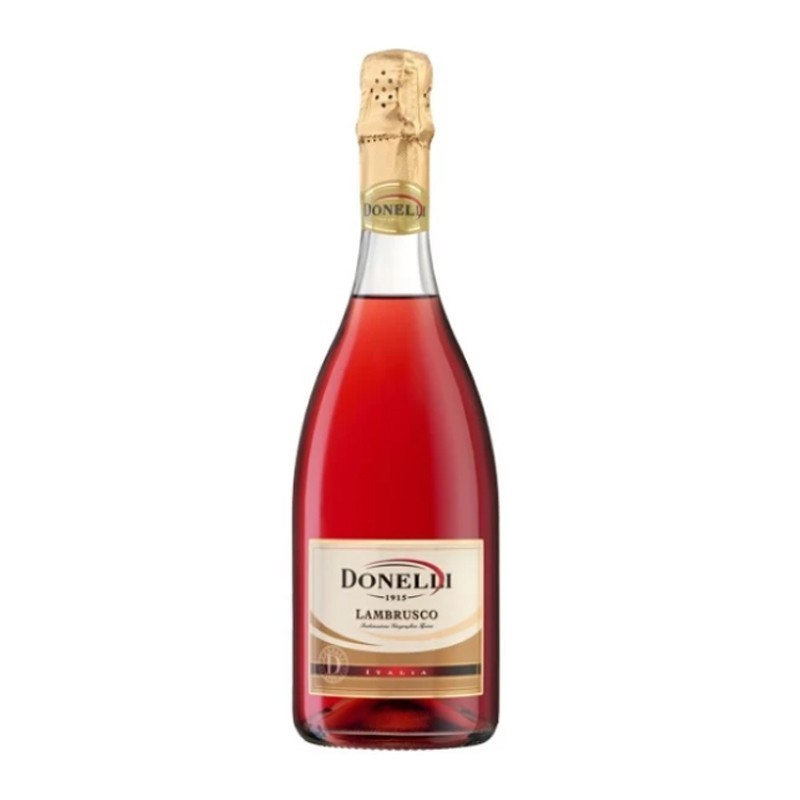 Vin Spumant Roze Lambrusco Rosato IGT Emilia Donelli, 0.75 l