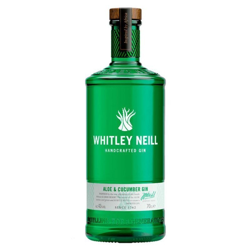 Gin Aloe si Castravete, Aloe & Cucumber Whitley Neill, 43% Alcool, 0.7 l